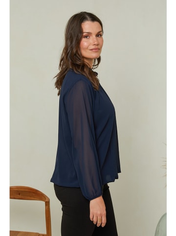 Blouse donkerblauw