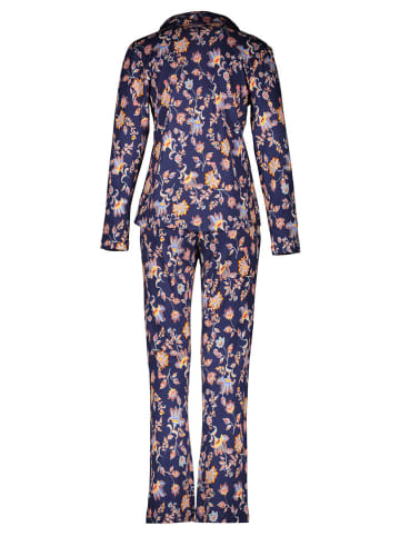 Pyjama in Dunkelblau/ Bunt