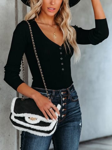 Longsleeve in Schwarz