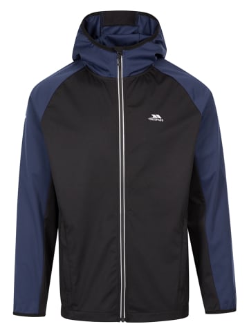Fleecejacke "Furst" in Schwarz/ Dunkelblau
