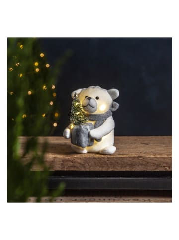 Figurka dekoracyjna LED "Joylight" w kolorze białym - 12 x 20 cm