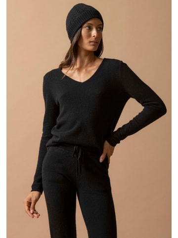 Kaschmir-Pullover in Schwarz