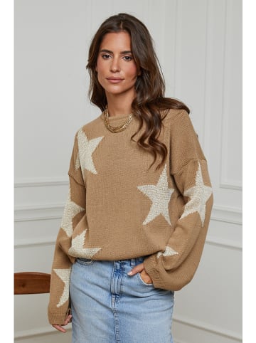 Trui camel/beige