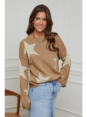 Trui camel/beige