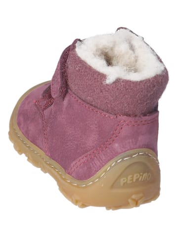 Leder-Winterboots "Nico" in Pink