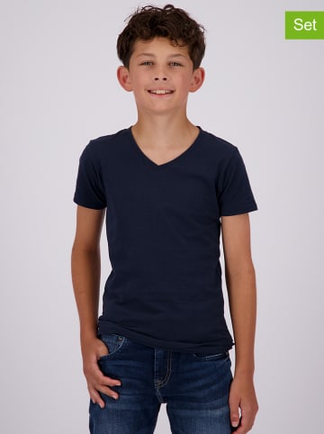2er-Set: Shirts in Dunkelblau
