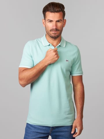 Poloshirt in Hellblau