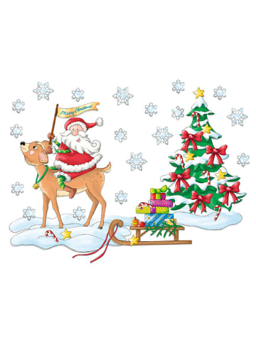 Wand- und Fensterbild-Bastelset "Weihnachten" in Bunt
