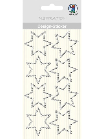 Design-Sticker "Sterne" in Silber