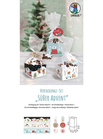 Verpackungs-Set "Süßer Advent" in Bunt