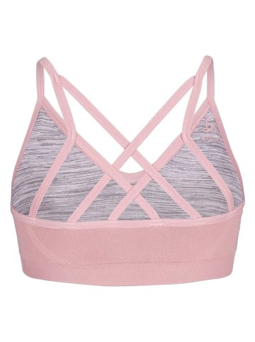 Sport-BH "Seamless Soft" in Rosa/ Grau - Low