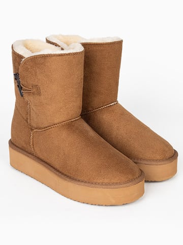 Winterboots "Emmy" in Hellbraun