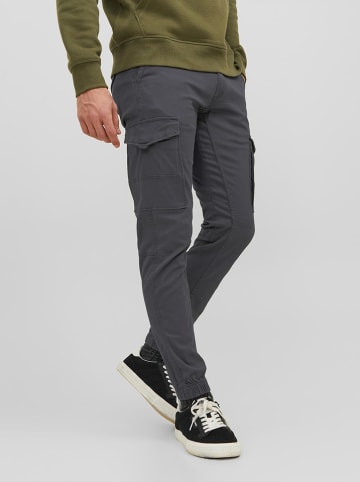Cargohose in Grau
