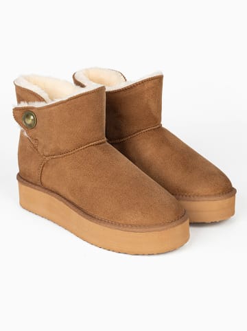 Winterboots "Cayuga" in Hellbraun
