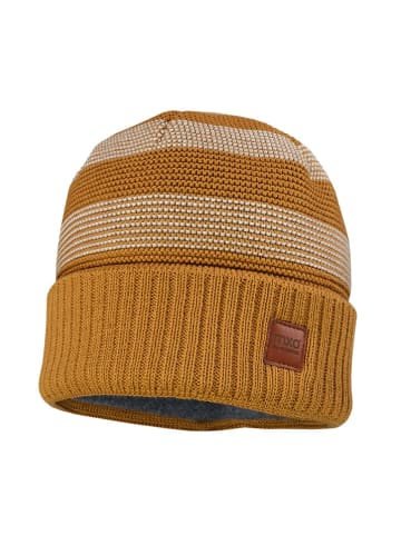 Czapka beanie w kolorze jasnobrązowym