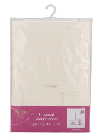Stick-Set "Universal Kalender" in Hellbraun