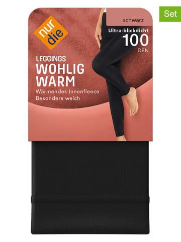 Legginsy w kolorze czarnym