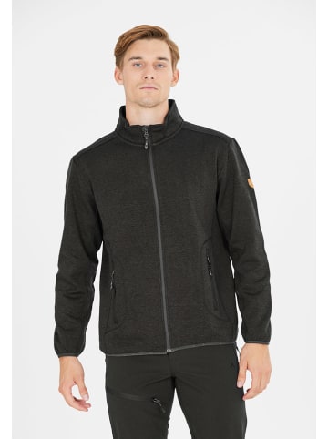 Fleecejacke "Sampton" in Schwarz