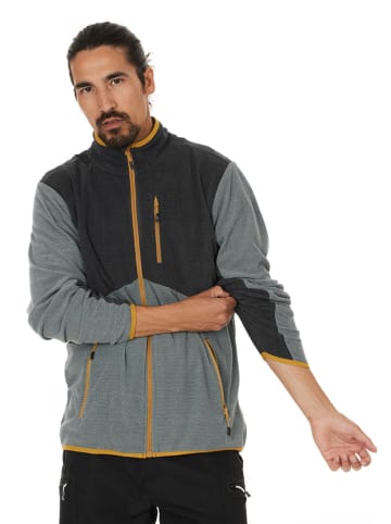 Fleecejacke "Greyson" in Anthrazit/ Grau