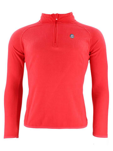Fleecepullover "Cafinor" in Rot