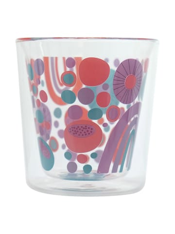 Szklanka "Cheerful" ze wzorem do herbaty - 250 ml