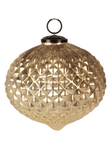 Christbaumkugel in Gold - (H)15 x Ø 15 cm