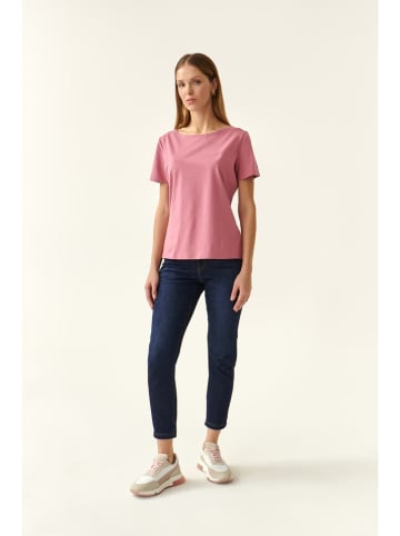 Spijkerbroek - tapered fit - donkerblauw
