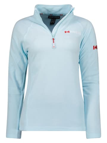 Fleecepullover "Tonneau" in Hellblau