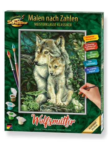 Malen nach Zahlen "Wolfsmutter" - ab 12 Jahren