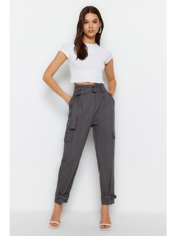 Cargohose in Grau