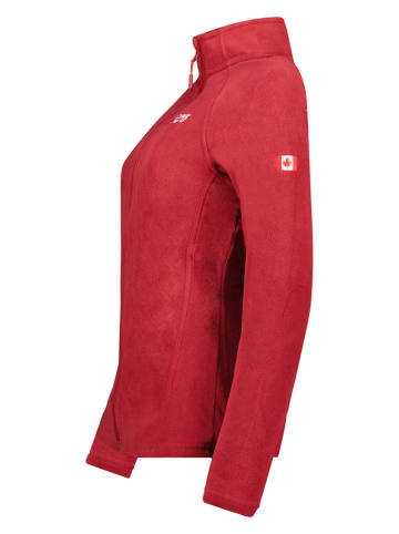 Fleece jas "Tugeak" bordeaux