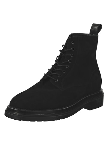 Leder-Boots "Boggar" in Schwarz