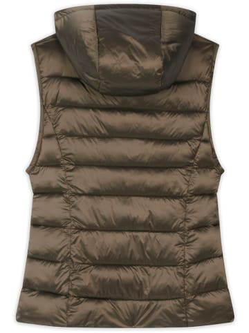 Kamizelka pikowana "Lugano" w kolorze khaki