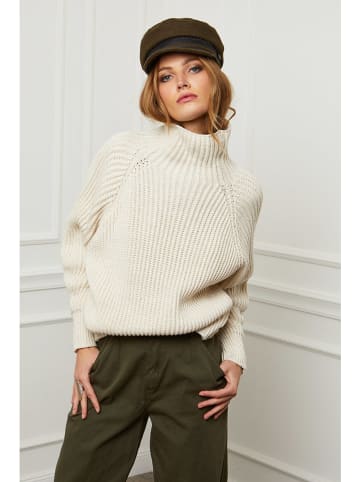 Wollpullover "Baby" in Beige