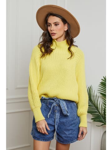 Wollpullover "Baby" in Gelb