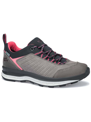 Leder-Walkingschuhe "Blueridge Low Lady ES" in Grau/ Pink
