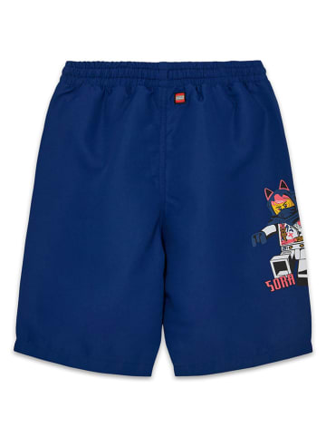 Badeshorts in Dunkelblau/ Bunt