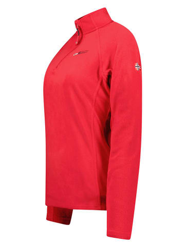 Fleecepullover "Tug" in Rot
