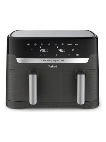 Frytkownica "Dual Easy Fry & Grill" w kolorze czarnym