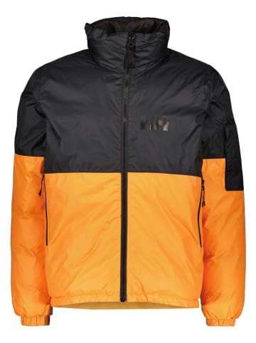 Wende-Steppjacke "Active" in Schwarz/ Orange