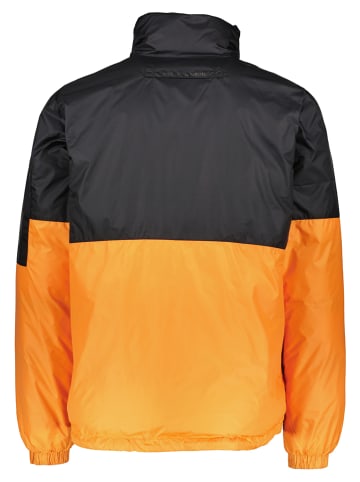 Wende-Steppjacke "Active" in Schwarz/ Orange