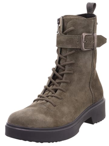 Leren boots "Angel-Yerba" kaki