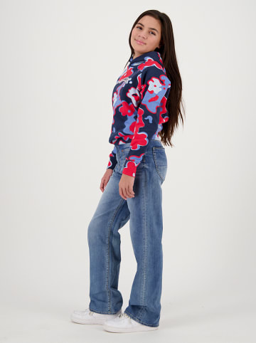 Hoodie "Odile" donkerblauw/rood