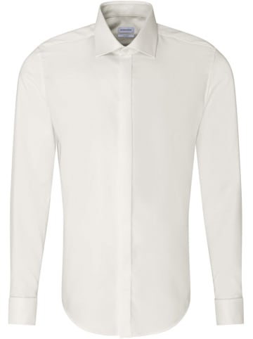 Koszula - Shaped fit - w kolorze kremowym