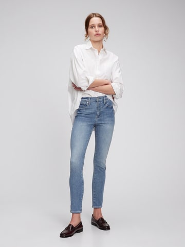 Dżinsy - Skinny fit - w kolorze błękitnym