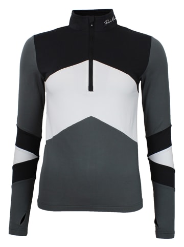 Functioneel shirt "Athos" antraciet/zwart