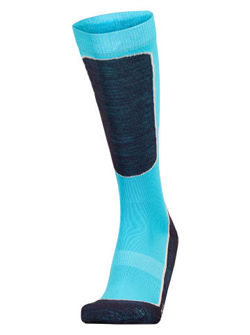 Wintersportsocken in Türkis