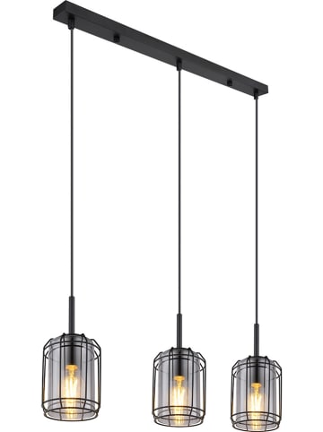 Hängeleuchte "Kammi" in Schwarz  - (B)13 x (H)120 cm