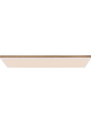 LED-Deckenleuchte "Doro" in Weiß/ Hellbraun - (L)120 x (B)30 x (H)7,5 cm