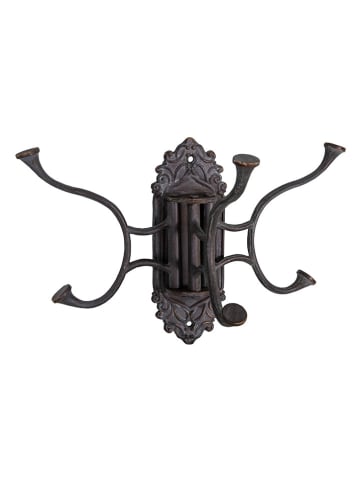 Wandhaken in Schwarz - (B)25 x (H)15,5 x (T)13,5 cm